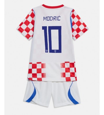 Kroatien Luka Modric #10 Hjemmebanetrøje Børn VM 2026 Kortærmet (+ Korte bukser)